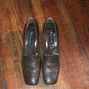 Etienne Aigner Dark Brown Loafers